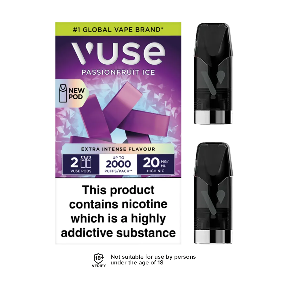 Passion Fruit Ice Vuse Pro Pods