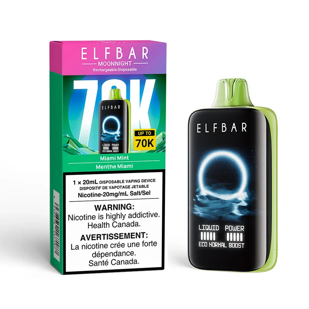 Elfbar MoonNight Miami Mint 70k