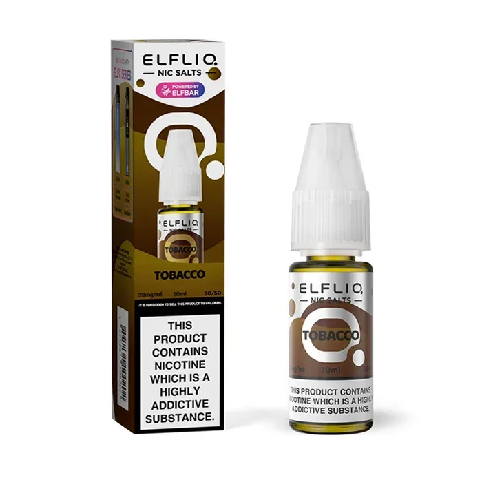 ELFLIQ Tobacco 10ml Nicotine Salt E-Liquid