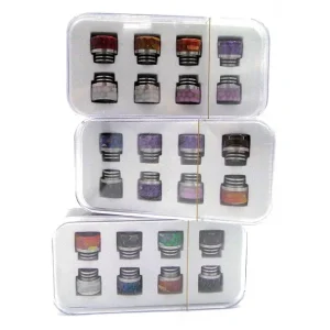 Snake Skin Metal Base 810 Drip Tips ( Pack of 8 )