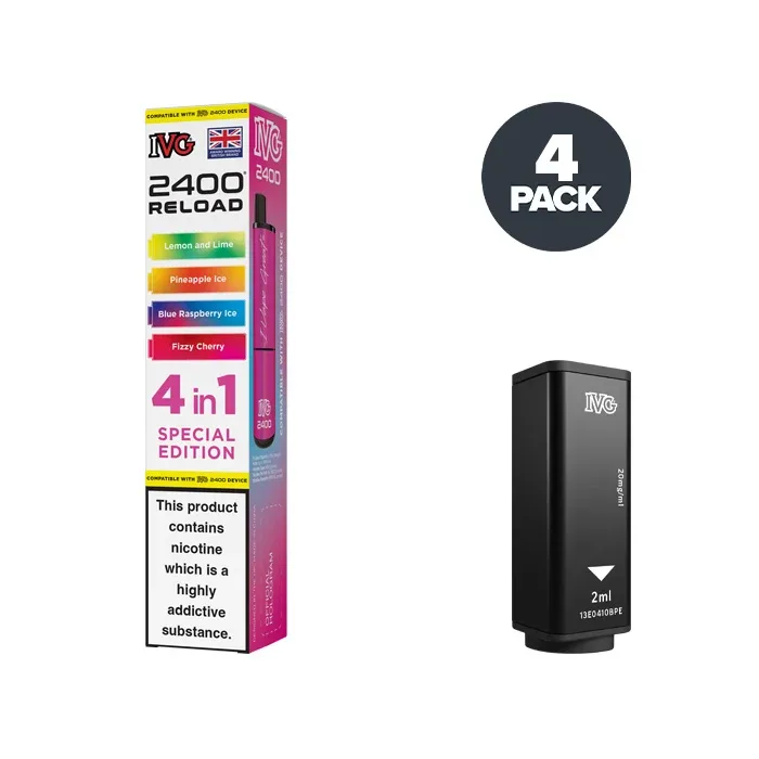 Special Edition IVG 2400 Reload 4 in 1 Prefilled Pods