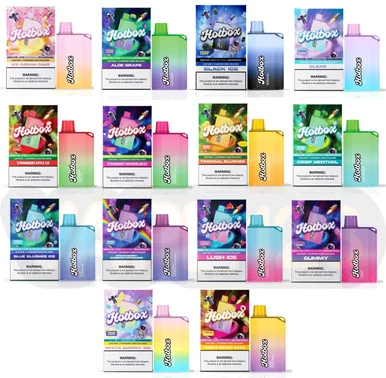 HOTBOX DISPOSABLE 5% NIC RECHARGEABLE 7500 PUFFS 16ML