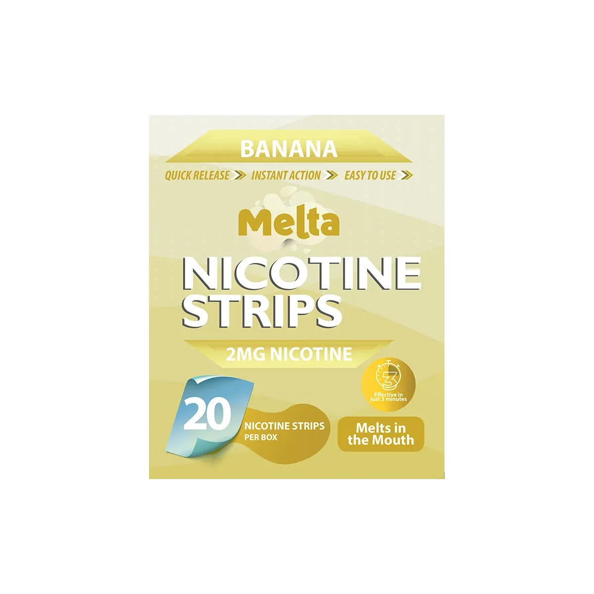 Banana Melta Nicotine Strips