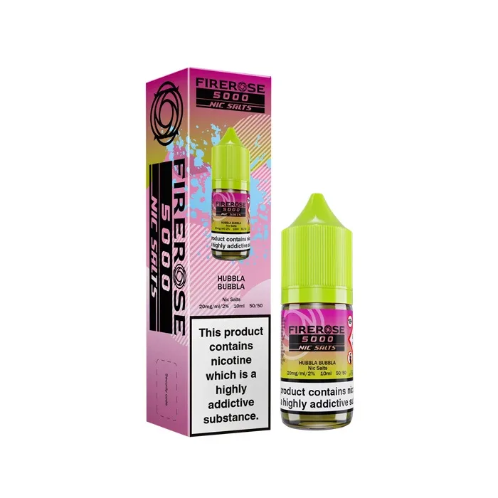 Hubbla Bubbla Nic Salt E-Liquid by Firerose 5000
