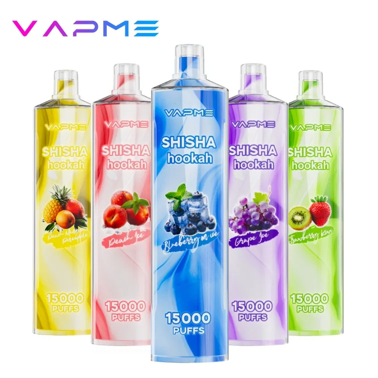 VAPME SHISHA Hookah 15000 Puffs Rechargeable Bulk Buy Disposable Vapes Wholesale