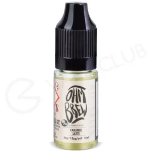 Caramel Latte E-liquid by Ohm Brew 50/50 Nic Salts