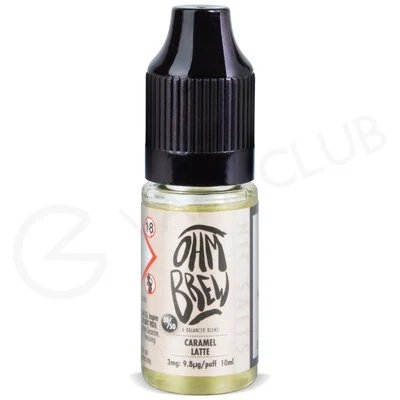 Caramel Latte E-liquid by Ohm Brew 50/50 Nic Salts