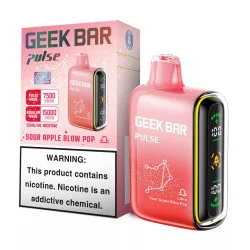 GEEK BAR PULSE 5% NIC 15000 PUFFS VAPE (SOUR APPLE ICE) - Image 2