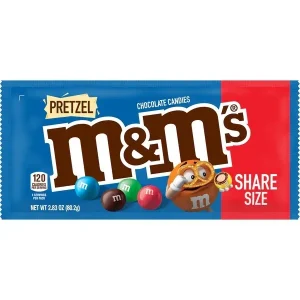 M&M Pretzel Share Size 80.2g