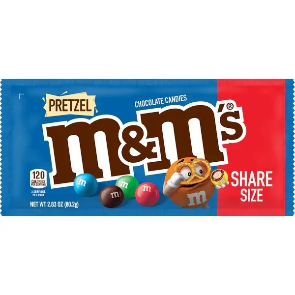 M&M Pretzel Share Size 80.2g