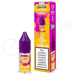 Rubi Passion Ice E-Liquid by Seriously Clear Bar Salt