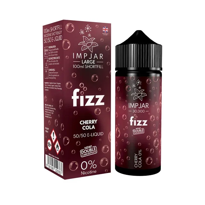 Cherry Cola 100ml Shortfill by Imp Jar Fizz