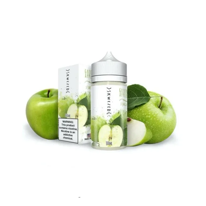 Skwezed Vape Juice Green Apple 100ml - Image 2