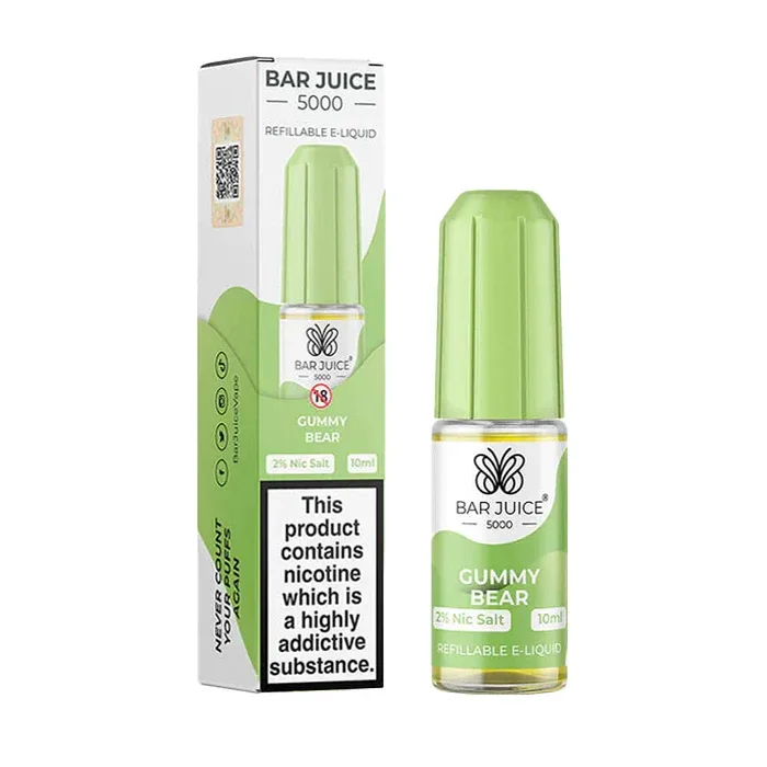 Gummy Bear Nicotine Salt by Bar Juice 5000