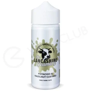 Pistachio & Hazelnut Custard Shortfill E-Liquid by The Lancashire Creamery 100ml