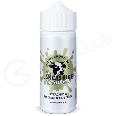 Pistachio & Hazelnut Custard Shortfill E-Liquid by The Lancashire Creamery 100ml