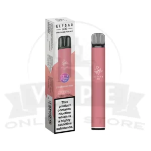 Strawberry Kiwi Elf Bar 600 Puffs 20mg Reusable Vape Pod Kit