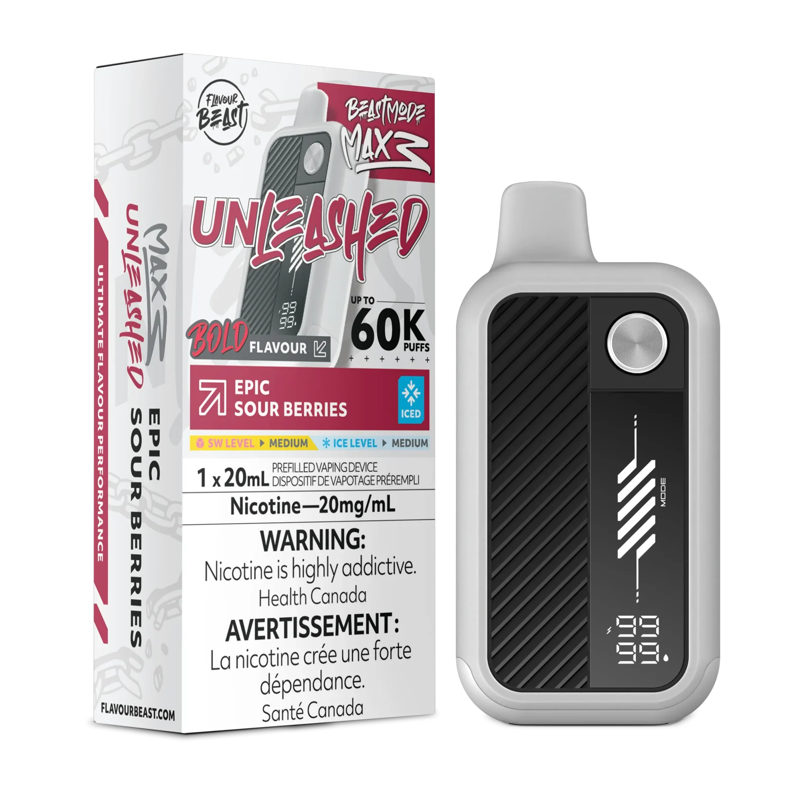 Flavour Beast Max 60K Epic Sour Berries
