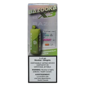 Bazooka X3 Passionfruit Guava 2ml 20mg