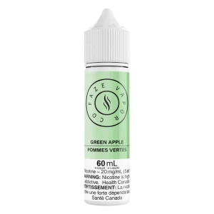 Faze Vapor Co 60mL Salts - Green Apple