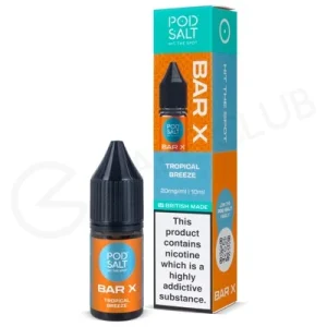 Tropical Breeze Nic Salt E-Liquid by Pod Salt Bar X