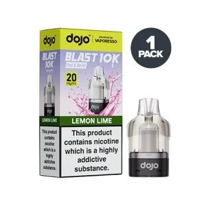 Lemon Lime Vaporesso Dojo Blast 10k Prefilled Pods