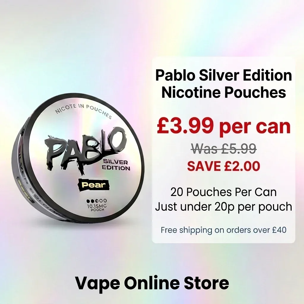 Pablo Silver Edition Nicotine Pouches - Image 2