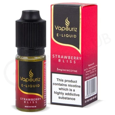 Strawberry Bliss E-Liquid by Vapouriz