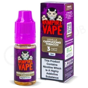 Vanilla Cappuccino Tobacco E-Liquid by Vampire Vape