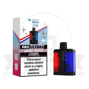 Strawberry Raspberry Ice Hayati Pro Ultra Plus 25000 Refill Pods