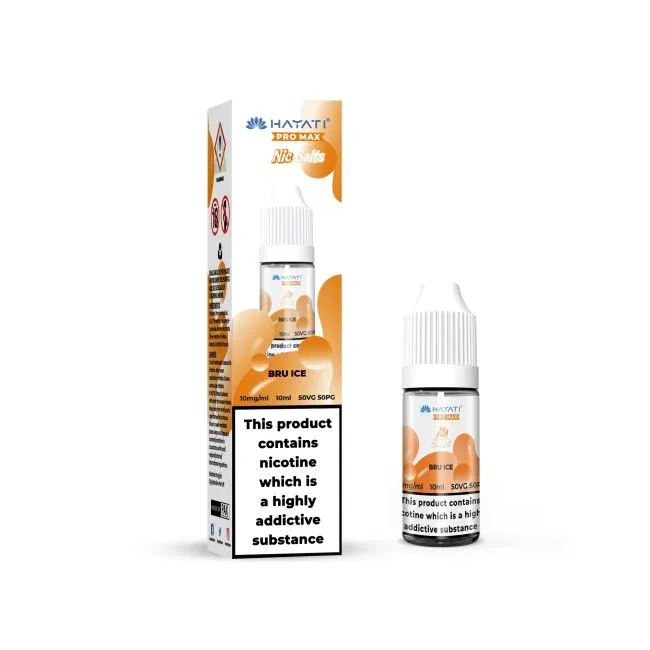 Hayati Pro Max Nic Salt Bru Ice 10ml E-Liquid
