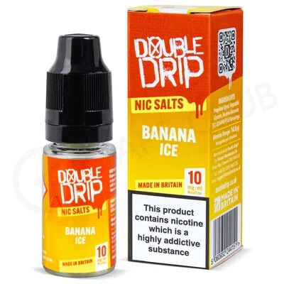 Banana Ice Nic Salt E-Liquid by Double Drip