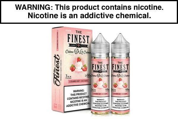 STRAWBERRY CUSTARD BY THE FINEST SWEET AND SOUR SERIES 120ML