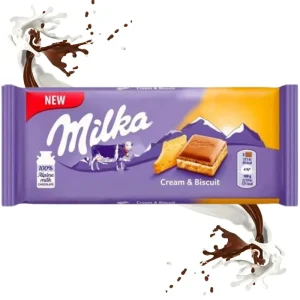 Milka Cream & biscuits (100 g)