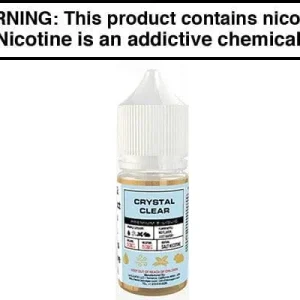 CRYSTAL CLEAR BY GLAS BASIX NIC SALTS 30ML