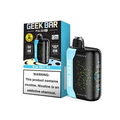 GEEK BAR PULSE X 5% NIC 25,000 PUFFS VAPE (BLUE RAZZ ICE)
