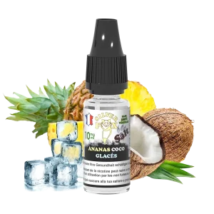 PINEAPPLE COCONUT ICE Silver Fox 10ml nicotine salt e-liquid