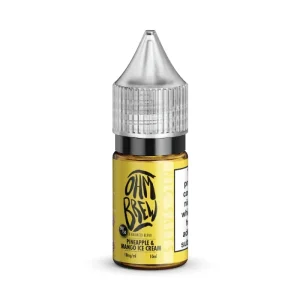 Ohm Brew - 10ml Nic Salt - Pineapple & Mango Ice Cream