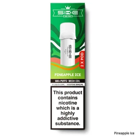 SKE Crystal Pro 600 Prefilled Replacement Pods – Fresh Flavours, Same Crystal Experience