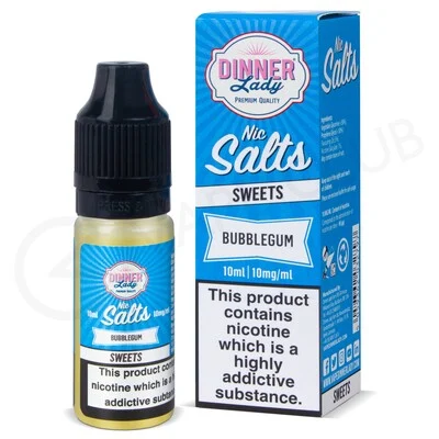 Bubblegum Nic Salt E-Liquid by Dinner Lady