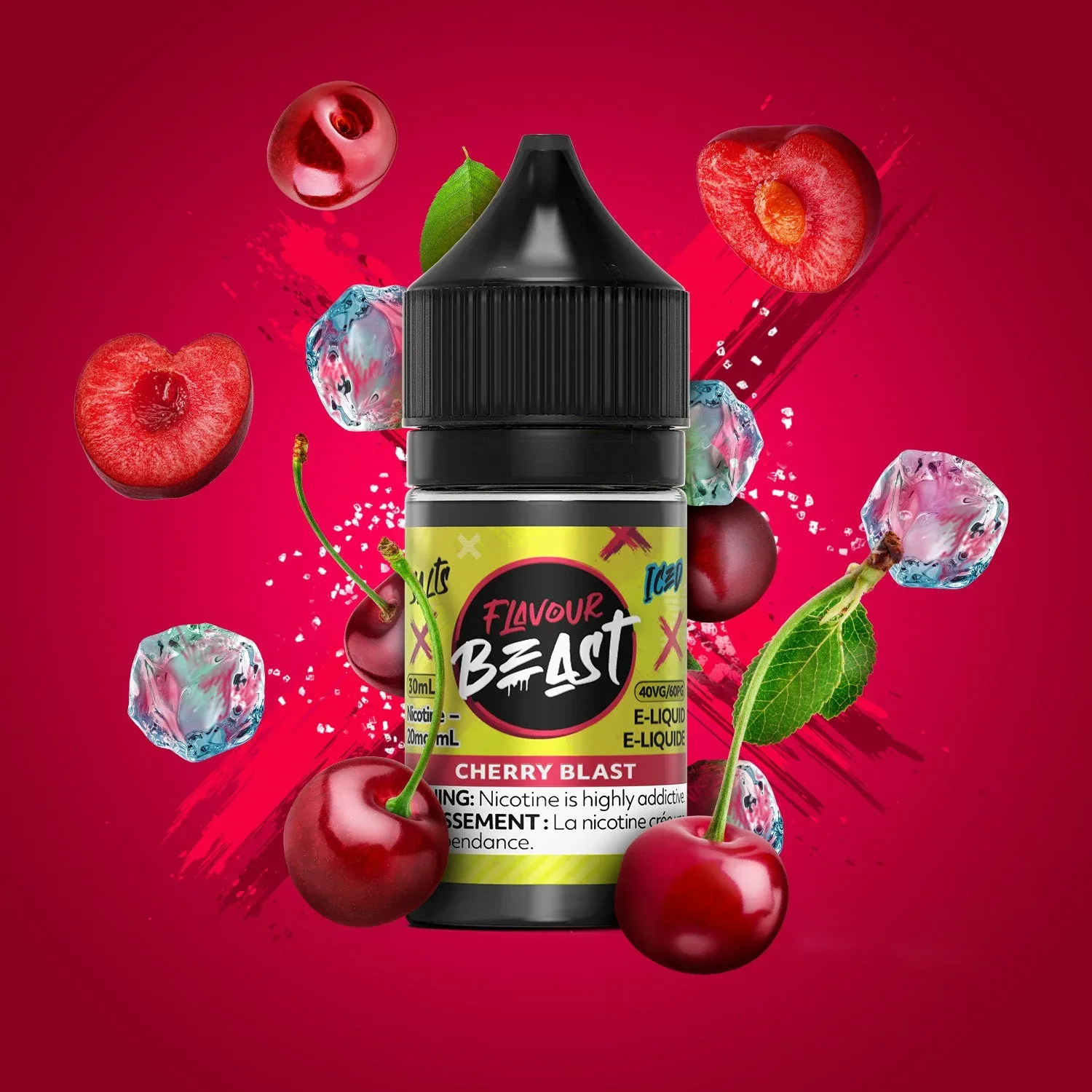 Flavour Beast salts Iced 20mg cherry blast 30ml