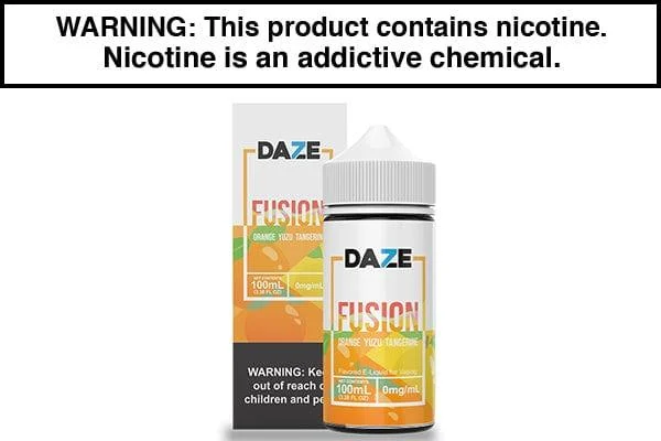 ORANGE YUZU TANGERINE BY 7 DAZE FUSION 100ML