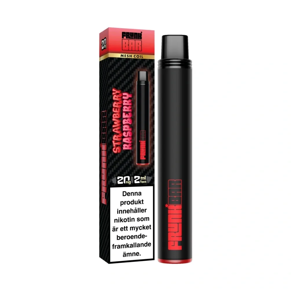 Frunk Bar – Strawberry Raspberry (20 mg, Engångs vape)