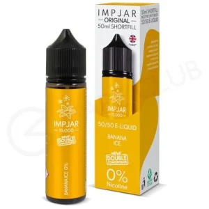 Banana Ice Shortfill E-Liquid by Imp Jar 50ml