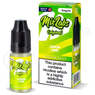 Lemon & Lime Nic Salt E-Liquid by Mix Labs - Image 2
