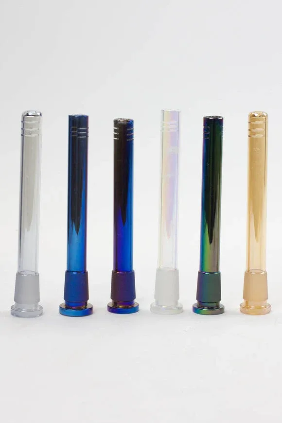 Metallic Glass Six Slits 5.75” Downstem