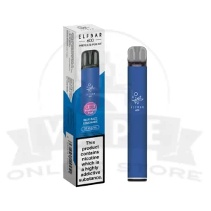 Blue Razz Lemonade Elf Bar 600 Puffs 20mg Reusable Vape Pod Kit