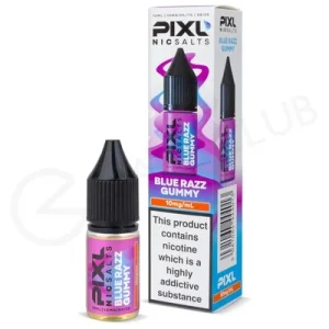 Blue Razz Gummy E-Liquid by Pixl Nic Salts