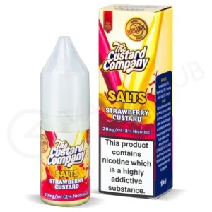 Strawberry Custard Nic Salt E-Liquid by The Custard Company