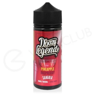 Pineapple Raspberry Sangria Shortfill E-Liquid by Doozy Legends 100ml